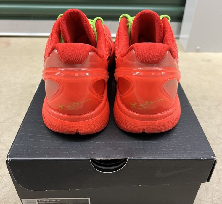 Nike Zoom Kobe 6 Protro Reverse Grinch Size 9 5