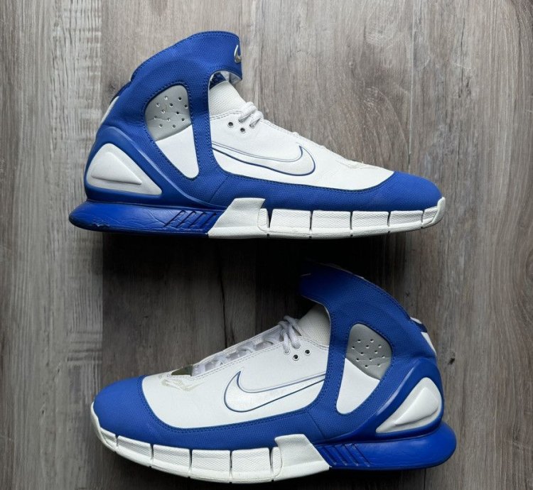 Nike Huarache 2k5 Kobe White Royal 12 5m
