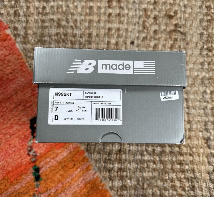 New Balance 992 Kith Steel Blue