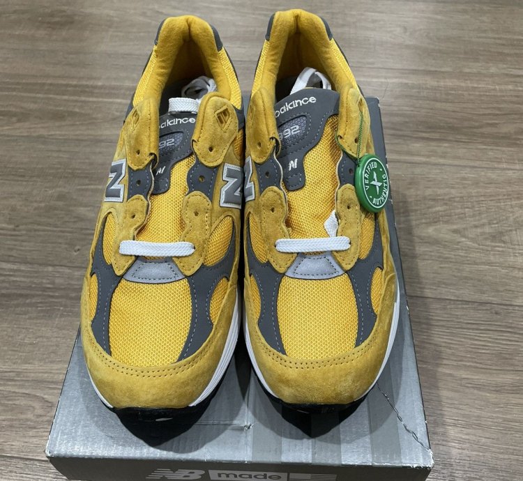 New Balance 992 M992mb Gold Yellow Made In Usa Mens Sz 10