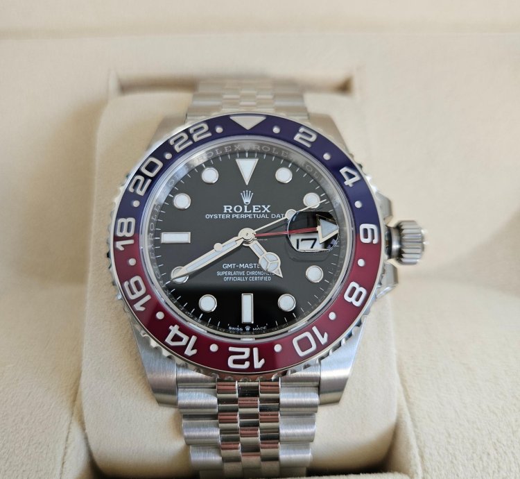 Rolex Gmt-master Ii Full Set With Travel Case And All Protective Stickers
