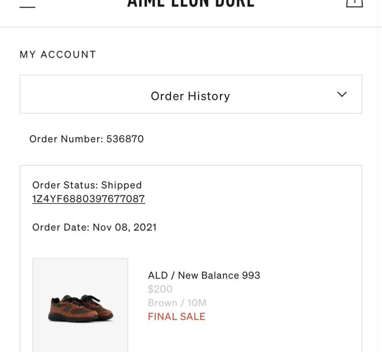 New Balance 993 Aime Leon Dore - Beef Broccoli