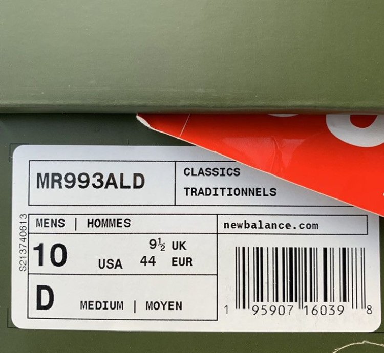 New Balance 993 Aime Leon Dore Brown