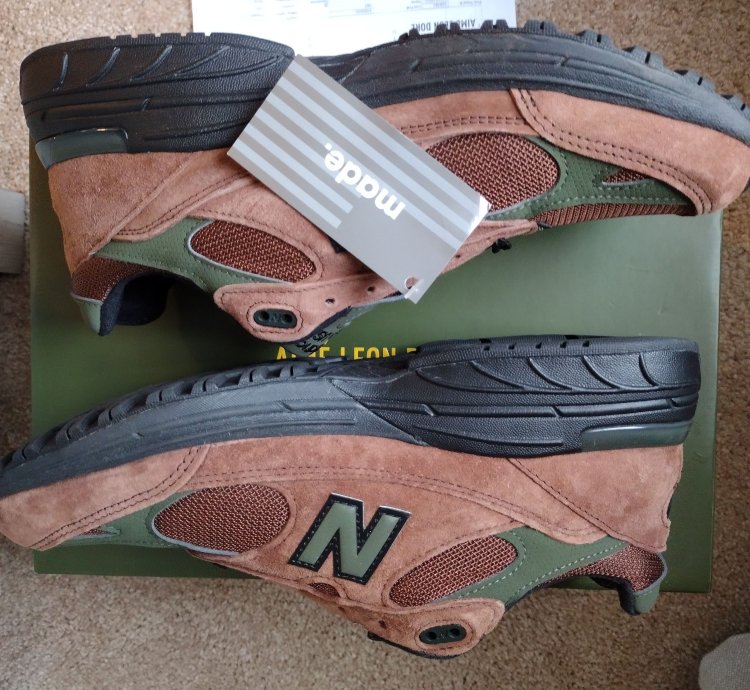 New Balance 993 Aime Leon Dore Brown beef Broccoli