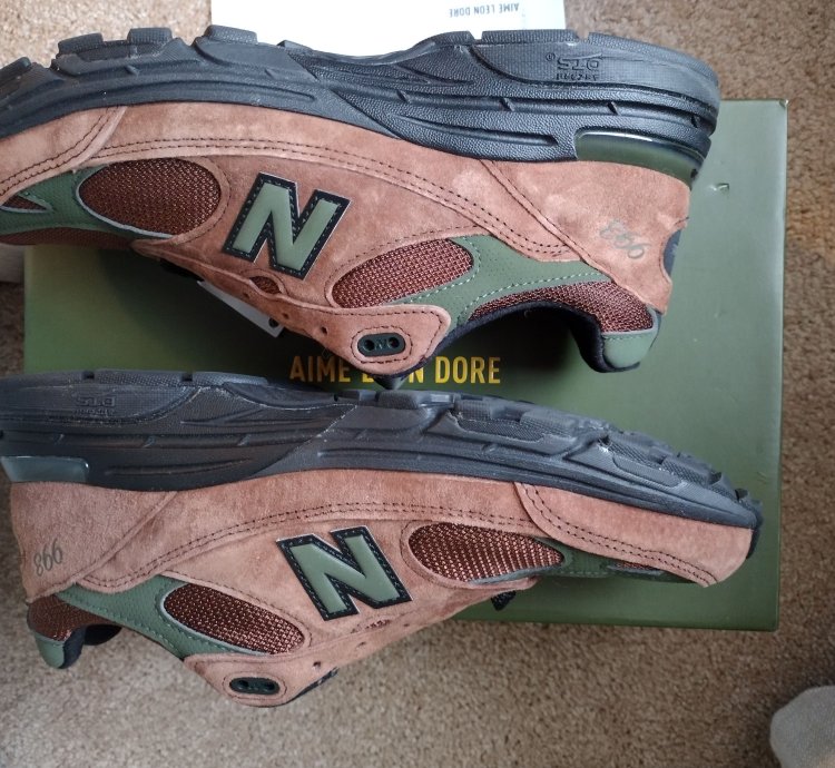 New Balance 993 Aime Leon Dore Brown beef Broccoli