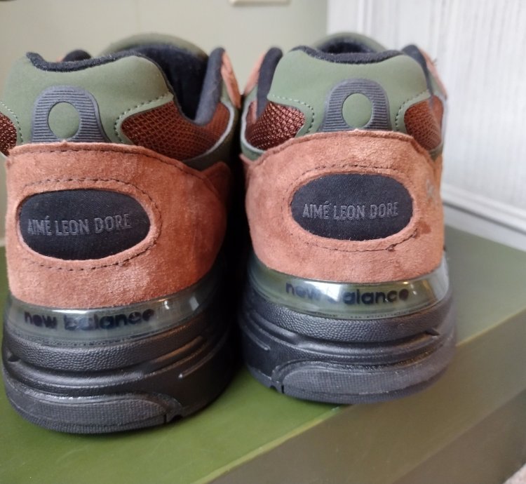 New Balance 993 Aime Leon Dore Brown beef Broccoli