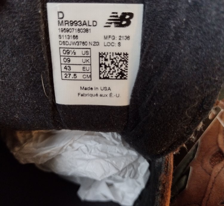 New Balance 993 Aime Leon Dore Brown beef Broccoli