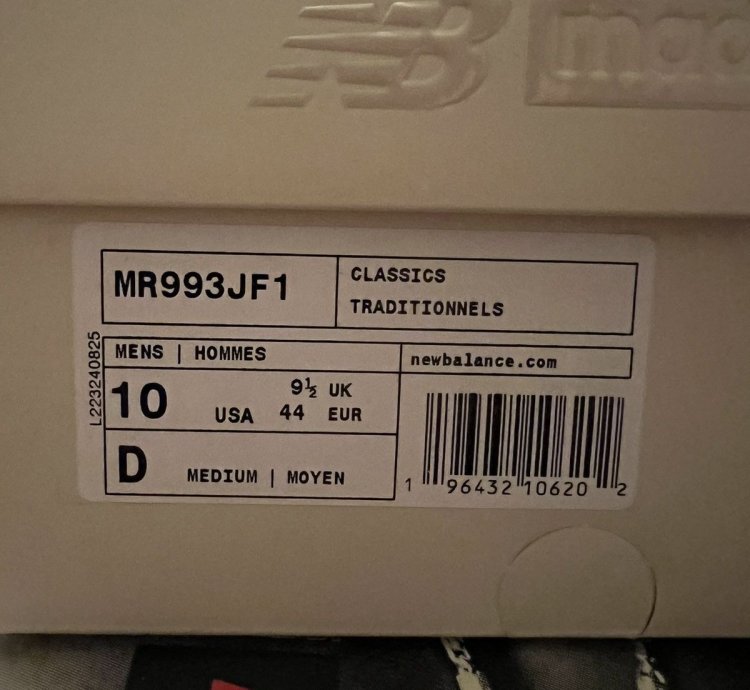 New Balance 993 Joe Fresh Good Blue