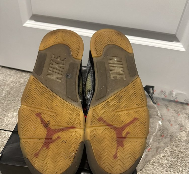 Off White Air Jordan 5 Muslin