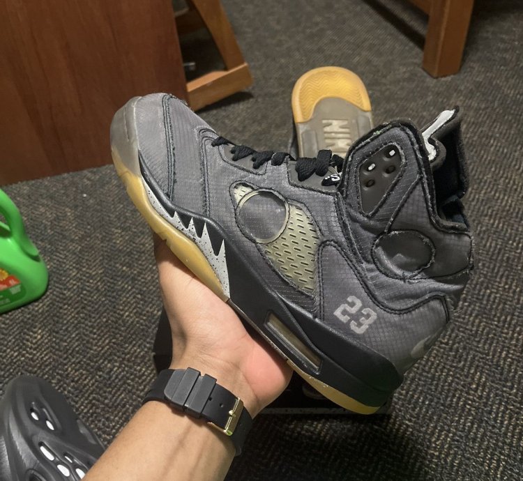 Off White Air Jordan 5 Muslin