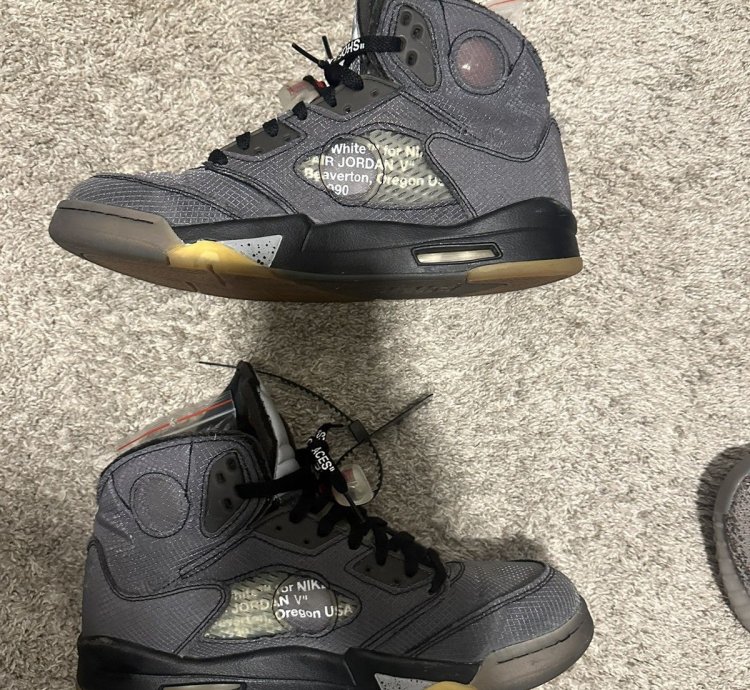 Off White Air Jordan 5 Muslin