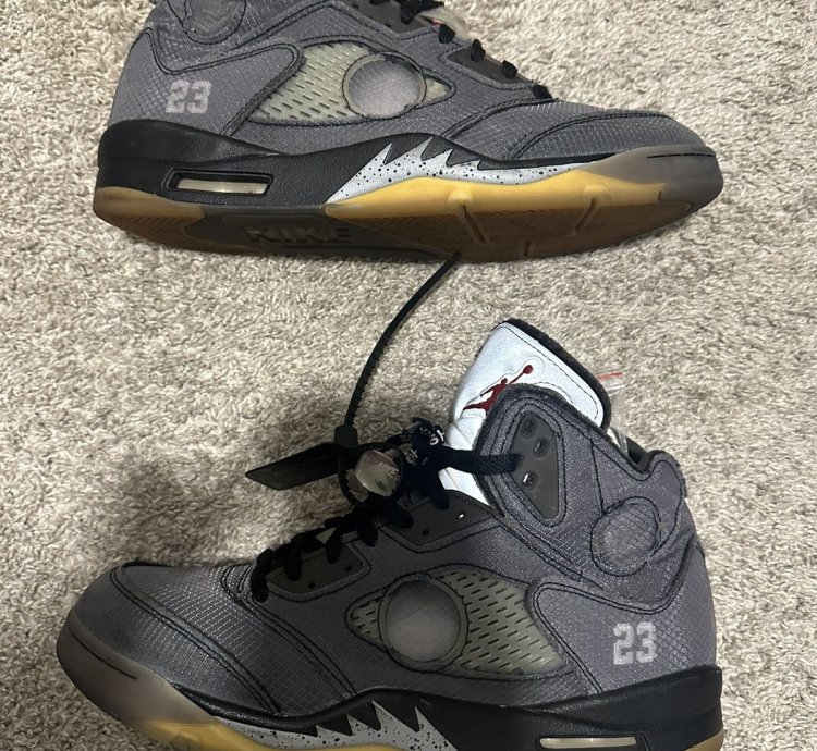 Off White Air Jordan 5 Muslin