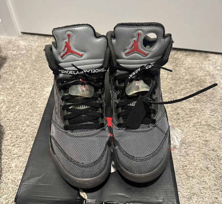 Off White Air Jordan 5 Muslin