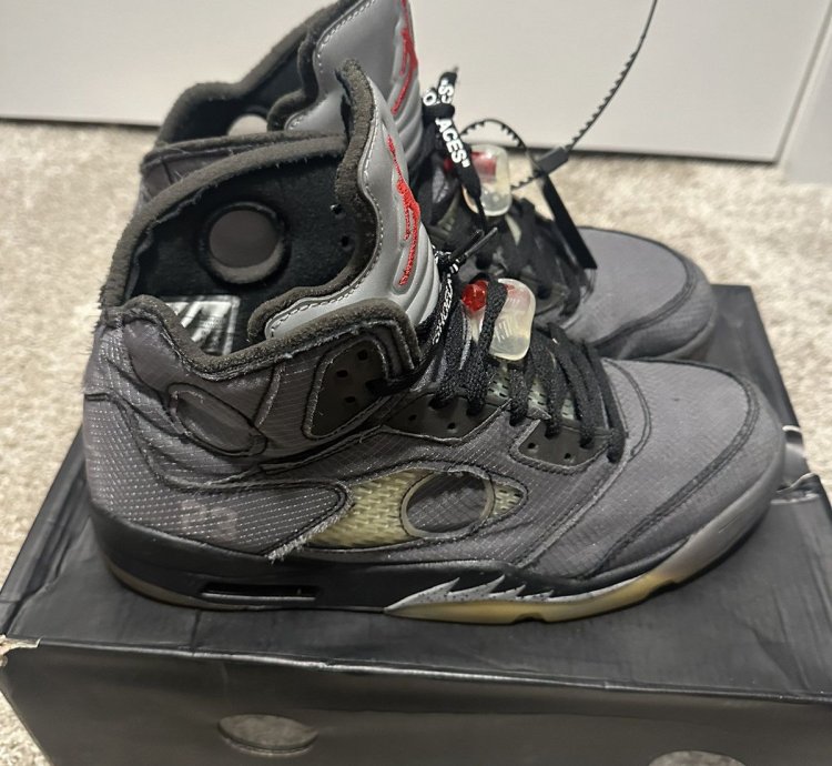 Off White Air Jordan 5 Muslin