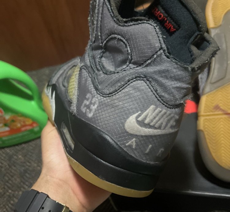 Off White Air Jordan 5 Muslin