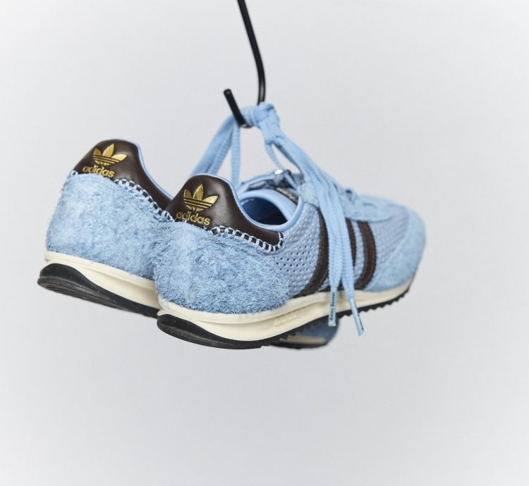 Adidas Wales Bonner Sl76 Ash Blue Sneakers