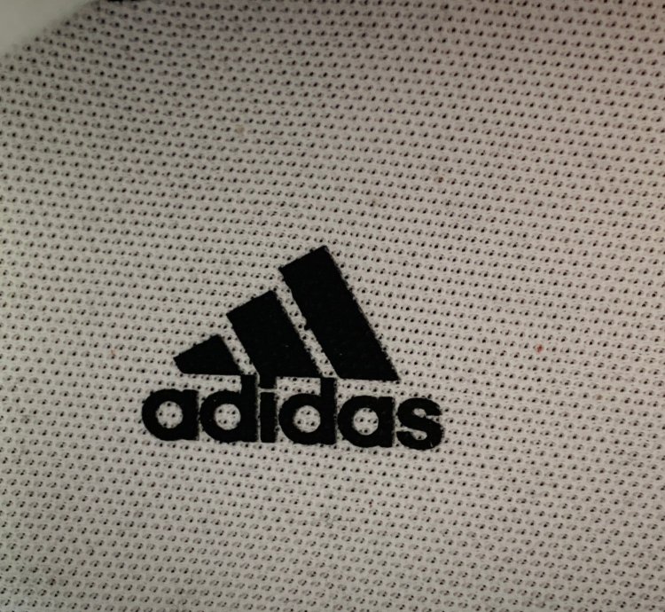Adidas White Leather Lace-up Sneakers