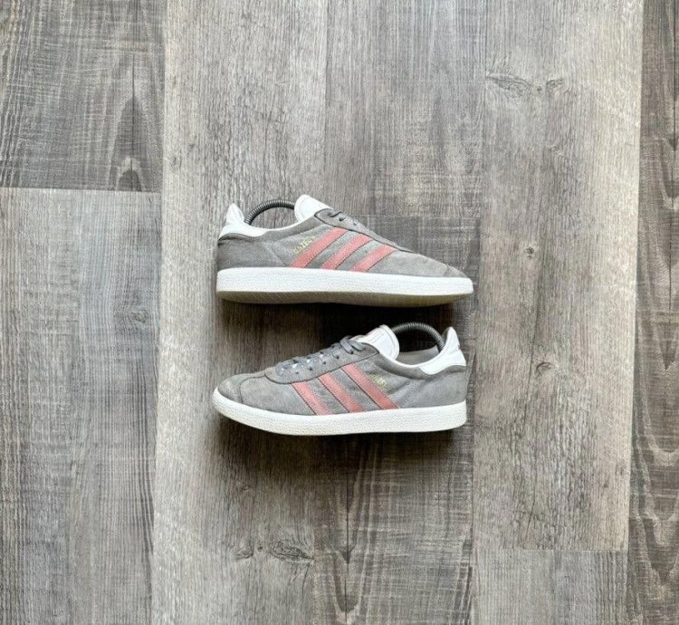 Adidas Wmns Gazelle Grey Raw Pink 7 5m