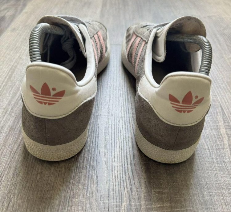 Adidas Wmns Gazelle Grey Raw Pink 7 5m
