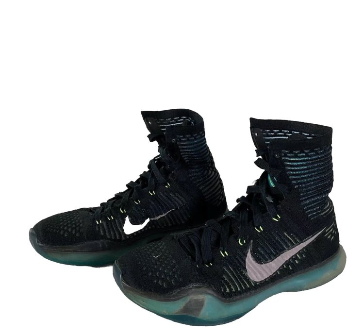 Nike Kobe 10 Elite High Commander Basketball Sneaker Black Us 10 Eu 44 Mens