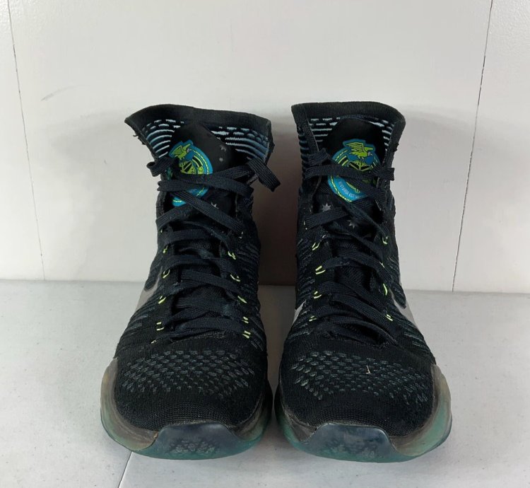 Nike Kobe 10 Elite High Commander Basketball Sneaker Black Us 10 Eu 44 Mens