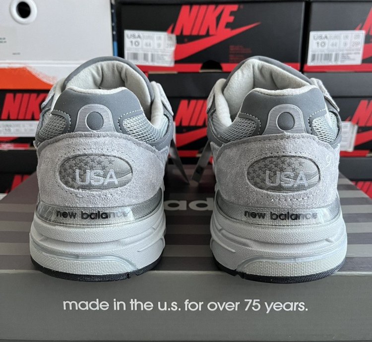 New Balance 993 Made In Usa Grey White Mr993gl Size 10