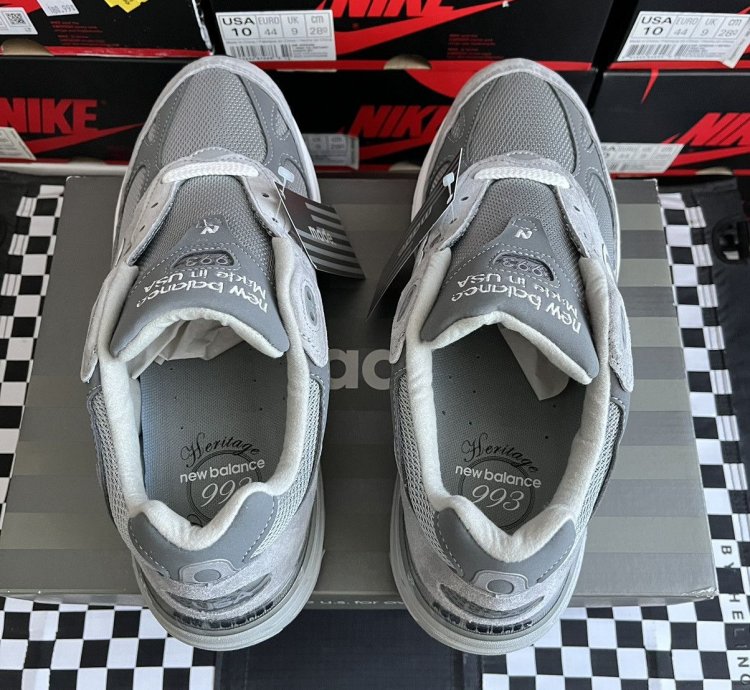 New Balance 993 Made In Usa Grey White Mr993gl Size 10