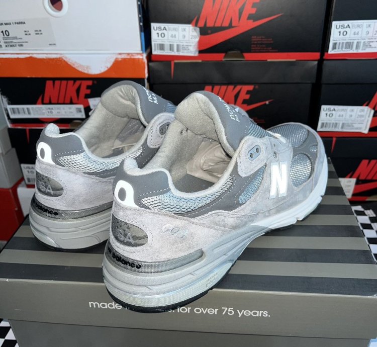 New Balance 993 Made In Usa Grey White Mr993gl Size 10