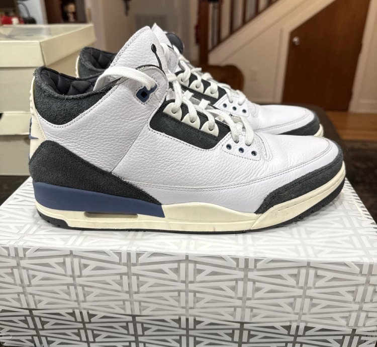 Air Jordan 3 Retro Og Sp A Ma Maniére Diffused Blue