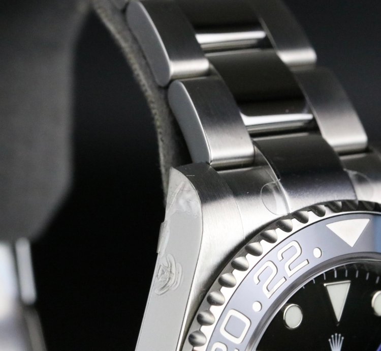 Rolex Gmt-master Ii Khanjar Unworn Full Sticker Gmt-master Ii Batman With Papers