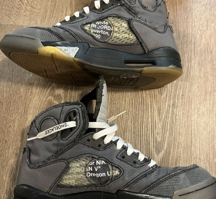 Off White Jordan 5 Muslin
