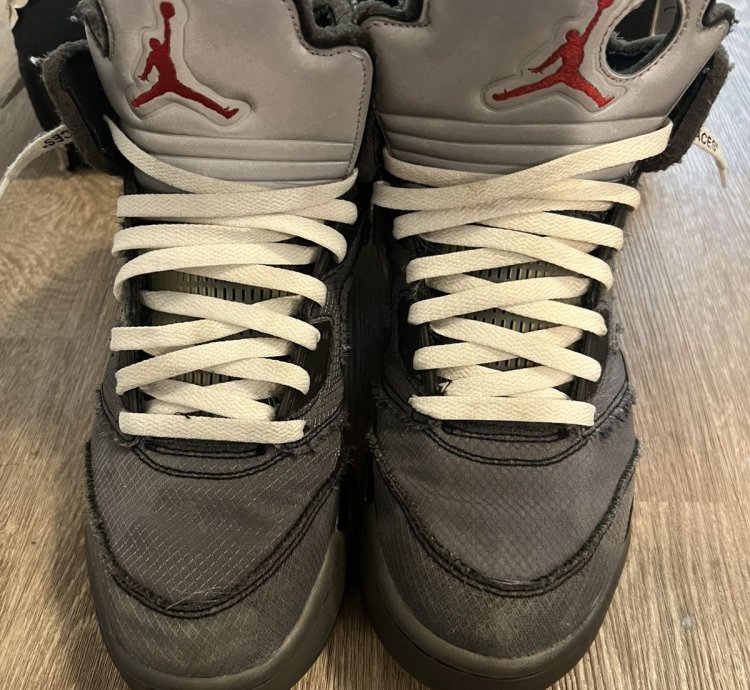 Off White Jordan 5 Muslin