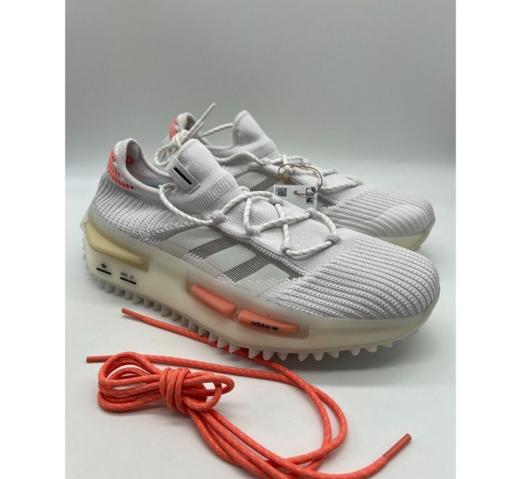 Adidas Women Nmd S1 Low Shoes Coral White Size 10 Nwt