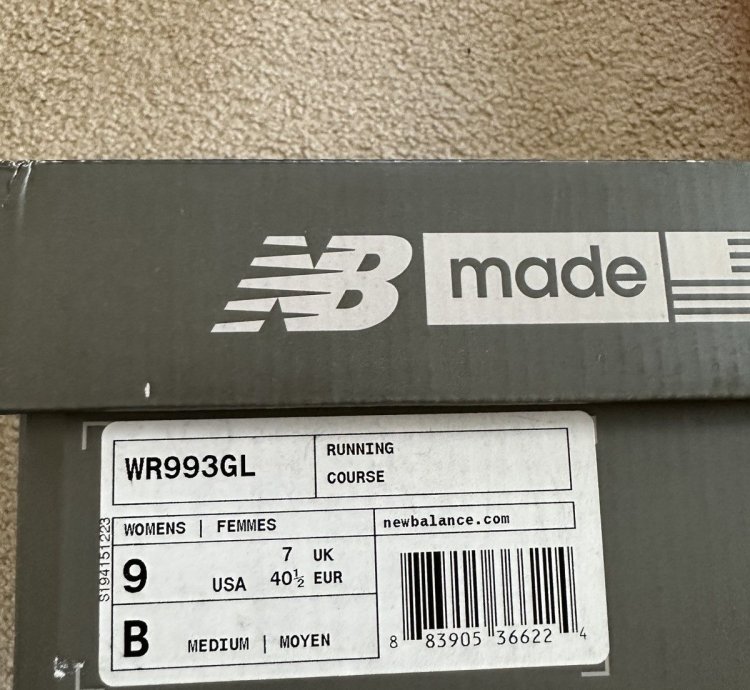 New Balance 993 Made In Usa Running Course Runner Shoes Rare