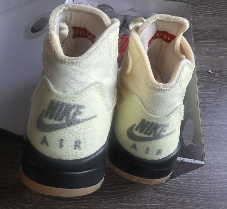 Off White Jordan 5 Retro Sail