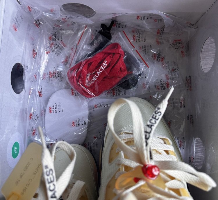 Off White Jordan 5 Retro Sail