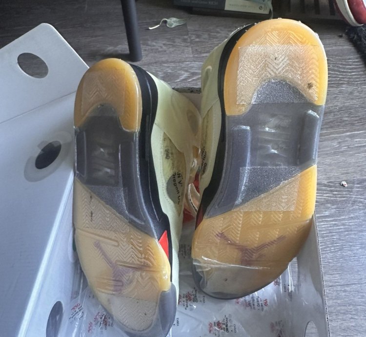 Off White Jordan 5 Retro Sail