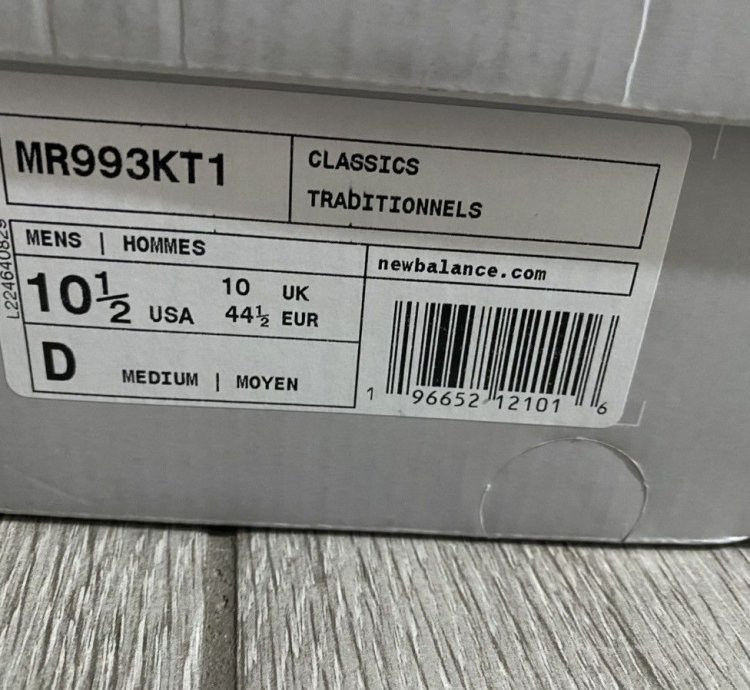 New Balance 993 Miusa Kith Spring 101 Peyote Size 10 5