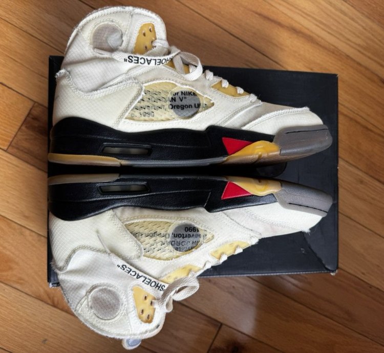 Off White Jordan 5 Sail