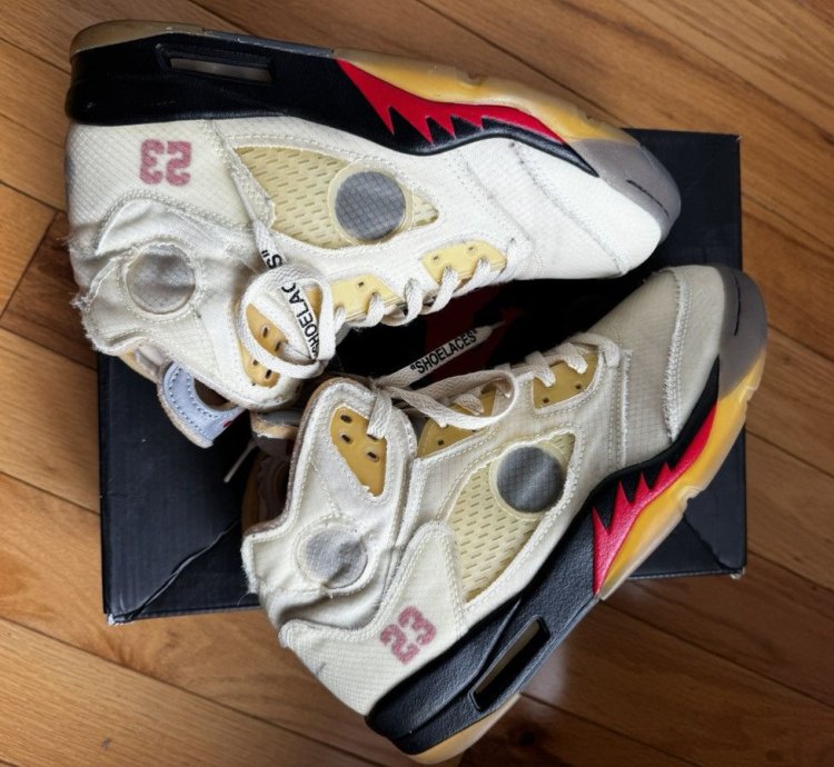 Off White Jordan 5 Sail