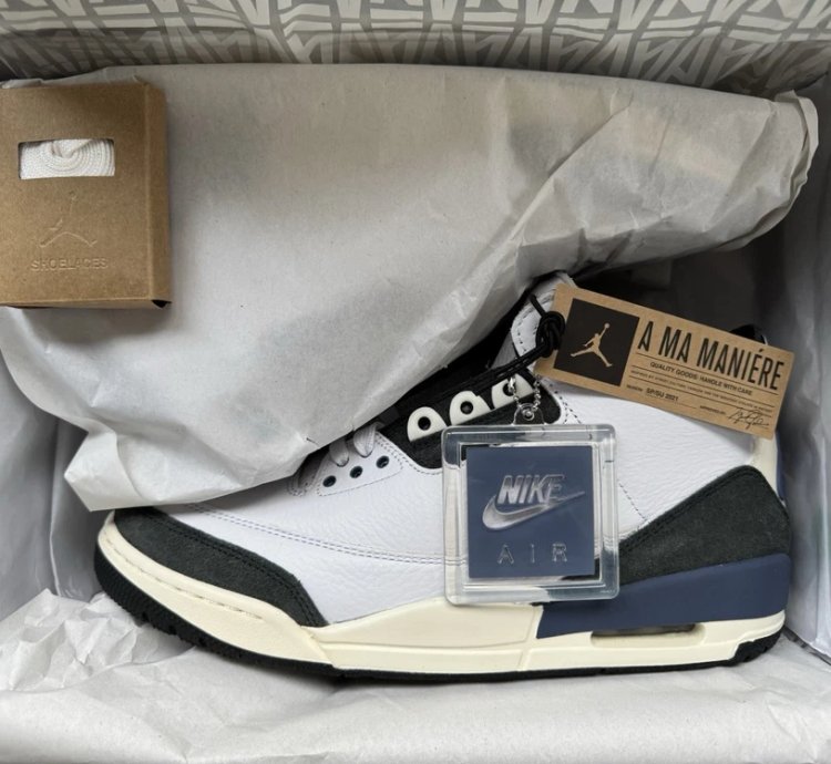 Air Jordan 3 Retro Og Sp A Ma Maniére Diffused Blue