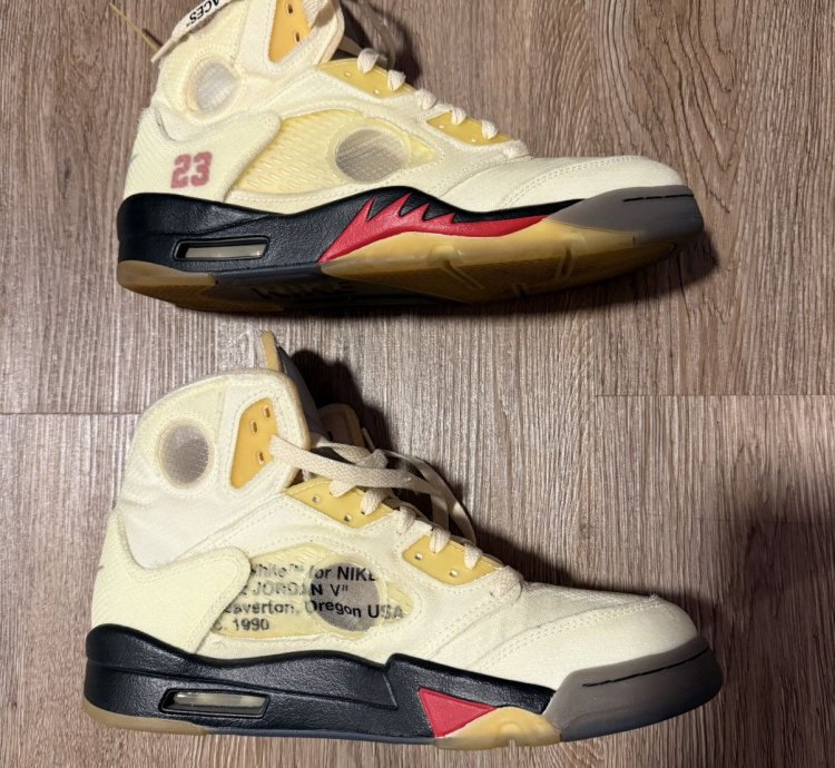 Off White Jordan 5 Sail