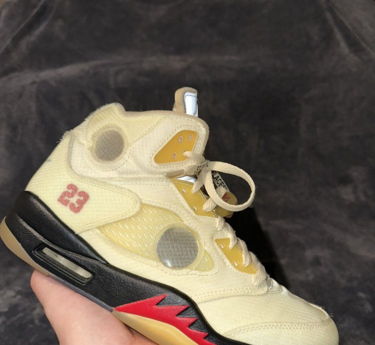 Off White Jordan 5 Sail - Size 11
