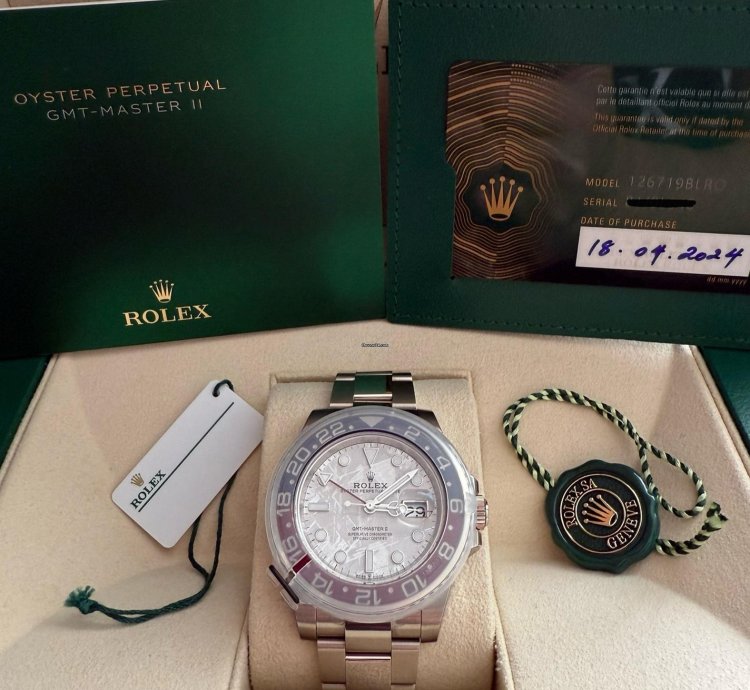Rolex Gmt-master Ii Ll Meteorite Brand New Full Set With Stickers