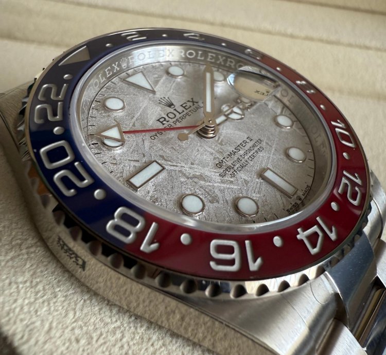 Rolex Gmt-master Ii Ll Meteorite Brand New Full Set With Stickers