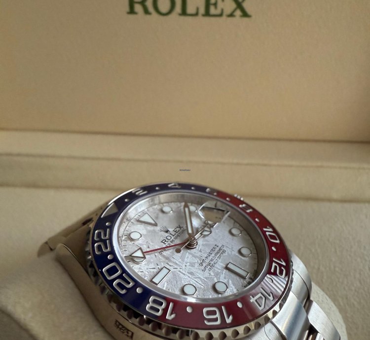 Rolex Gmt-master Ii Ll Meteorite Brand New Full Set With Stickers