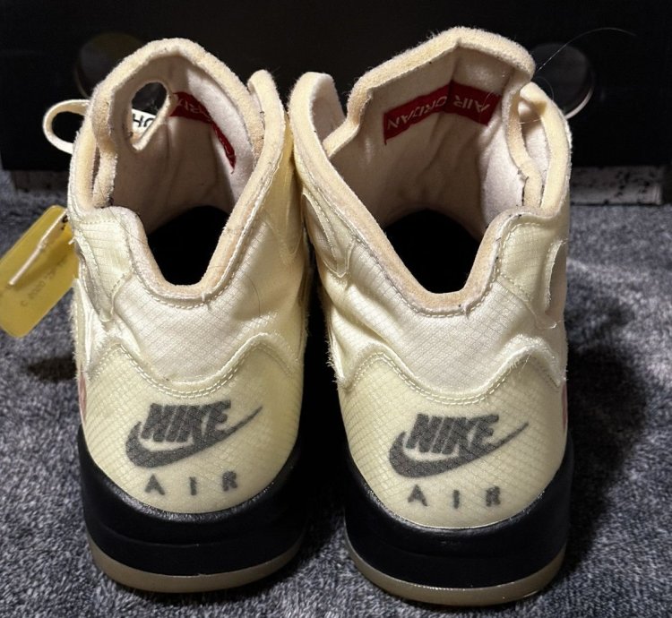 Off White Jordan 5 Sail - Size 11