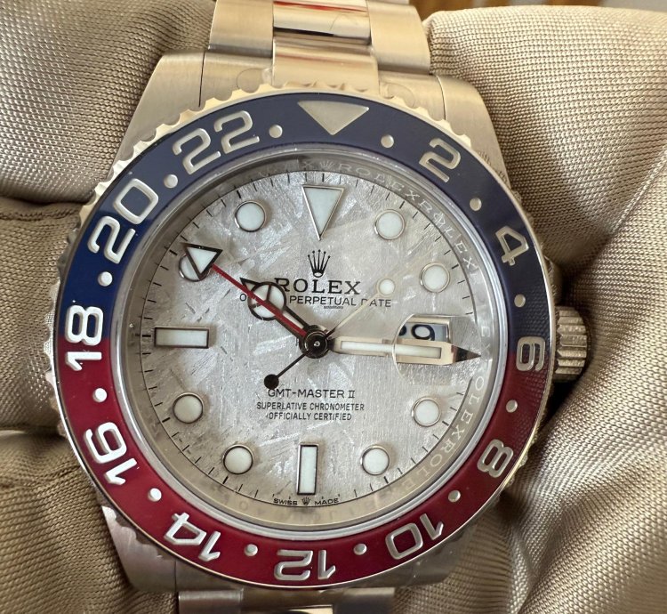 Rolex Gmt-master Ii Ll Meteorite Brand New Full Set With Stickers