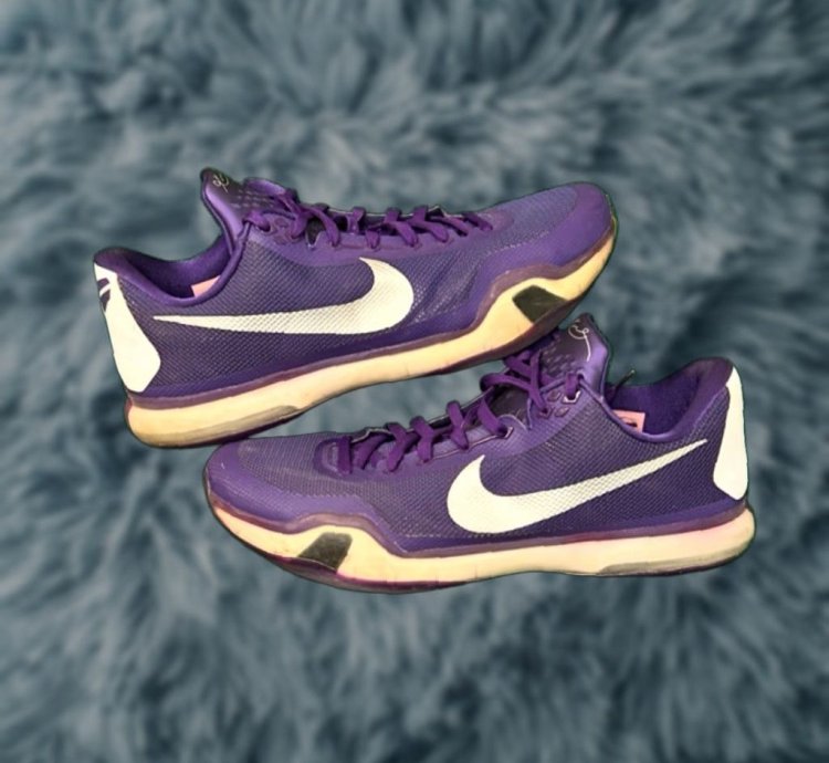 Nike Kobe 10 Sneaker Mens Size 16 Purple Basketball 2015 Mens