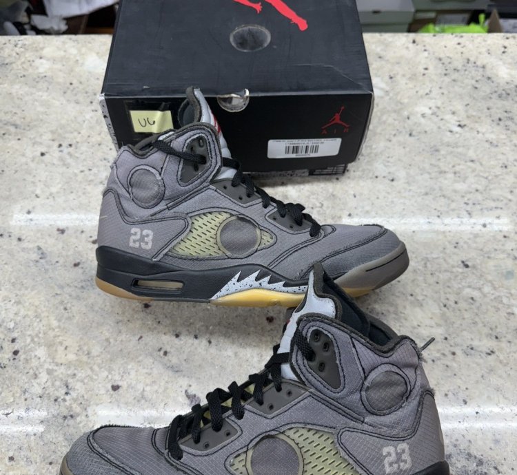 Off White Muslin Jordan 5s